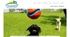 Desktop Screenshot of clearviewpetcare.com